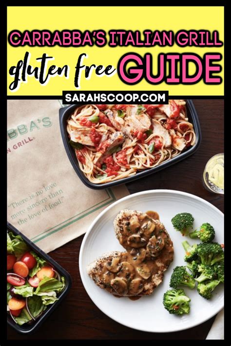 Does Carrabba's have gluten free